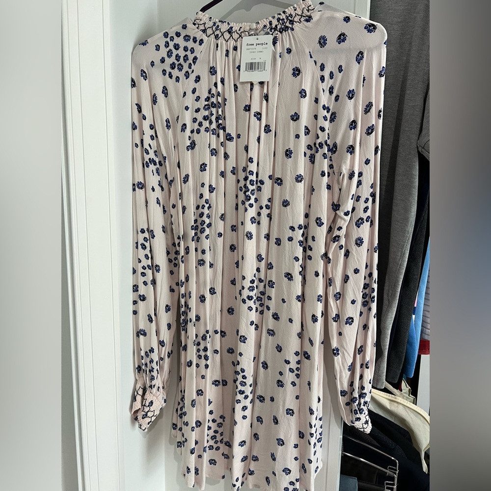 Free people long sleeve dress NWT